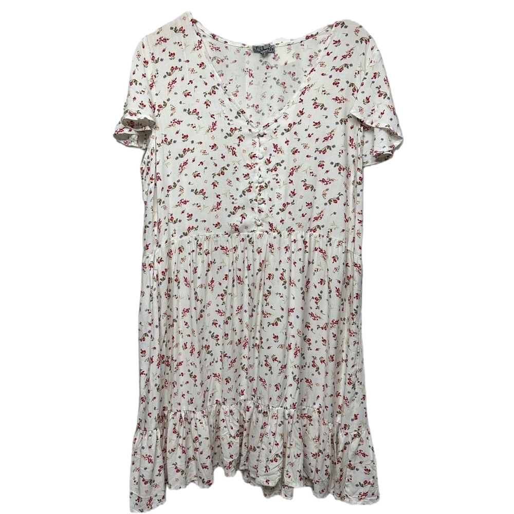 J for Justify Floral Dress 1X Boho Cottagecore Country Western Style Dress - Picture 2 of 16